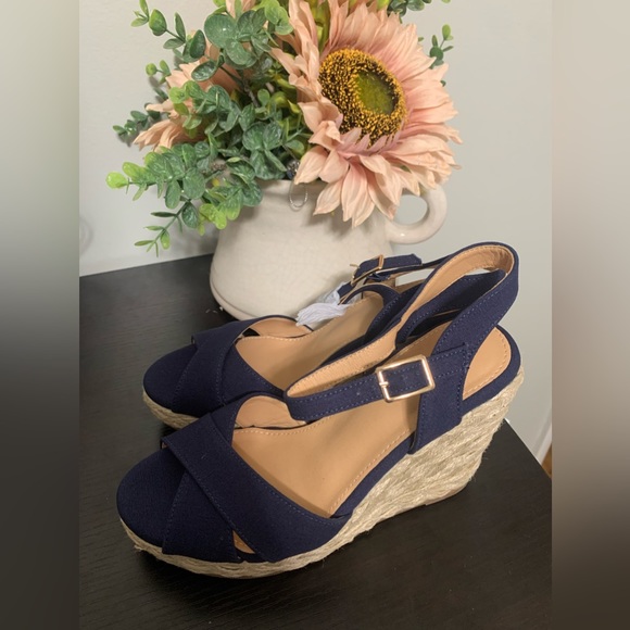 Guayonng Womens Espadrilles Wedges Sandals Platform Heels - Picture 2 of 6